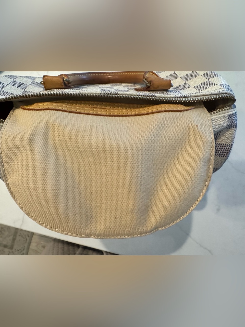 Authentic Louis Vuitton Azur Speedy 25 - Picture 12 of 16